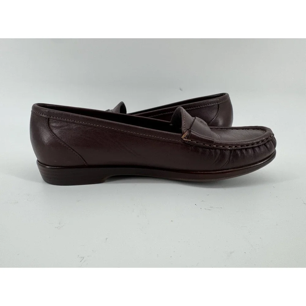 SAS Jewel Loafers Womens US 8.5 Brown Tripad Comfort Moc Toe Slip On Shoes